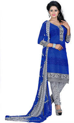 

Khushali Crepe Self Design, Printed Salwar Suit Dupatta Material(Un-stitched), Black;blue;multicolor;white
