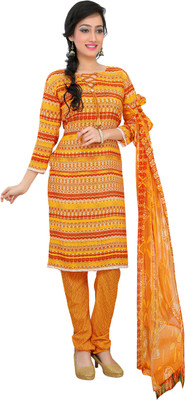 

Jiya Silk Self Design, Printed Salwar Suit Dupatta Material(Un-stitched), Multicolor;yellow