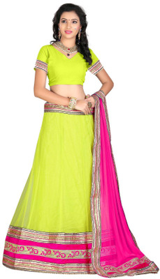 HSFS Embroidered Semi Stitched Lehenga Choli(Multicolor) HSFS Embroidered Semi Stitched Lehenga Choli(Multicolor)