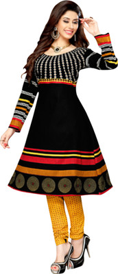 

Parishi Fashion Cotton Printed Dress/Top Material(Un-stitched), Multicolor