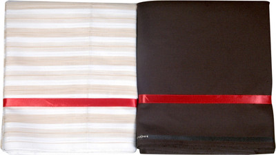 

Kundan Polyester Solid, Striped, Checkered Shirt & Trouser Fabric(Un-stitched), Brown