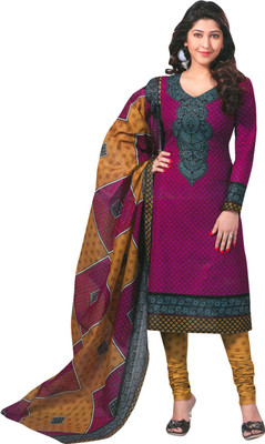 

Professio Cotton Printed Salwar Suit Dupatta Material(Un-stitched), Multicolor