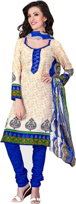 

Women Latest Fancy Designer Salwar Suit Cotton Printed Salwar Suit Dupatta Material(Un-stitched), Multicolor