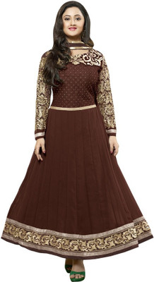 

Reya Georgette Embroidered Dress/Top Material(Un-stitched), Multicolor