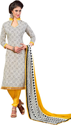 

Khushali Chanderi Self Design Salwar Suit Dupatta Material(Un-stitched), Black;multicolor;white;yellow