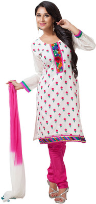 Aapno Rajasthan Cotton Floral Print Salwar Suit Dupatta Material(Un-stitched) available at flipkart for Rs.3199