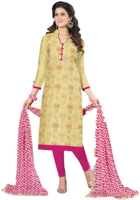 

Shree Vardhman Cotton Houndstooth Semi-stitched Salwar Suit Dupatta Material, Multicolor