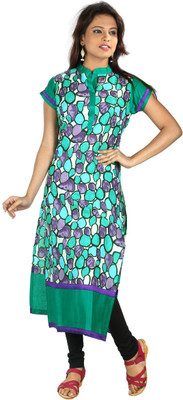 

Hawai Cotton Printed Kurti Fabric(Un-stitched), Multicolor