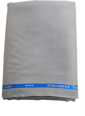 

Vimal Cotton Polyester Blend Solid Suit Fabric(Un-stitched), Silver