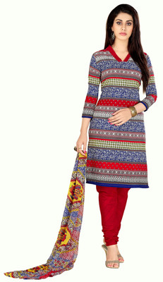 

Jiya Cotton Self Design Salwar Suit Dupatta Material(Un-stitched), Multicolor