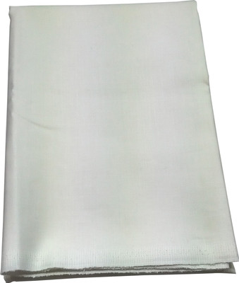 

Cotton Hub Cotton Solid Shirt Fabric(Un-stitched), White