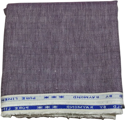 

Raymond Linen Self Design Trouser Fabric(Un-stitched), Purple
