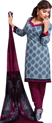 

Jiya Crepe Self Design, Printed Salwar Suit Dupatta Material(Un-stitched), Grey;maroon;multicolor