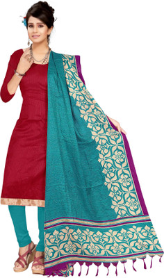 

Trendz Apparels Silk Solid Salwar Suit Dupatta Material(Un-stitched), Maroon