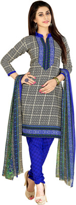 

Jiya Cotton Self Design Salwar Suit Dupatta Material(Un-stitched), Black;multicolor