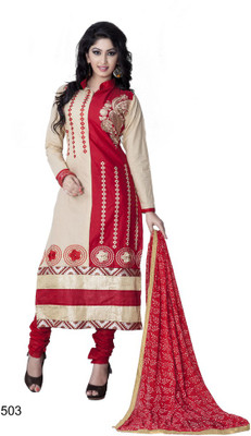 

Shree Vardhman Cotton Houndstooth Semi-stitched Salwar Suit Dupatta Material, Multicolor