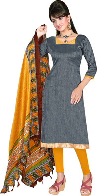 

Parishi Fashion Silk Printed Salwar Suit Dupatta Material(Un-stitched), Multi color