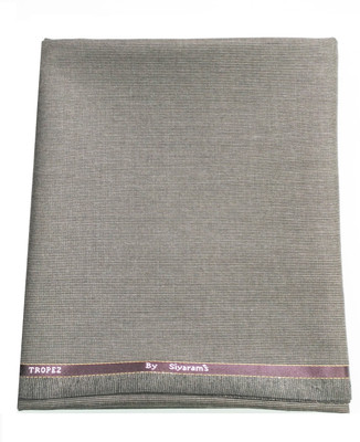 

Siyaram's Polyester Solid Trouser Fabric(Un-stitched), Brown