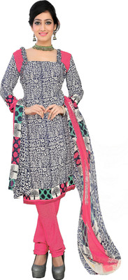 

Jiya Silk Self Design, Printed Salwar Suit Dupatta Material(Un-stitched), Multicolor