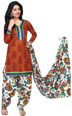 

Iza Cotton Printed Salwar Suit Dupatta Material(Un-stitched), Multicolor