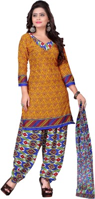 

Jiya Crepe Self Design, Printed Salwar Suit Dupatta Material(Un-stitched), Multicolor;yellow