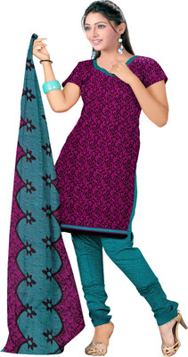 

Jiya Crepe Self Design, Printed Salwar Suit Dupatta Material(Un-stitched), Black;pink