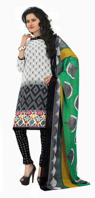 

Khushali Georgette Self Design, Printed Salwar Suit Dupatta Material(Un-stitched), Black;multicolor;white