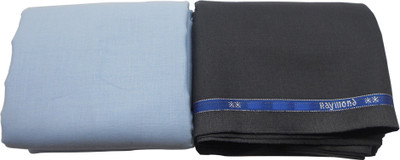 

Raymond Cotton Solid Shirt & Trouser Fabric(Un-stitched), Grey