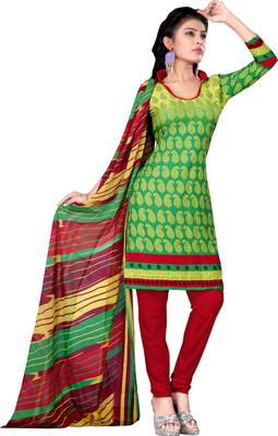 

Khushali Crepe Self Design, Printed Salwar Suit Dupatta Material(Un-stitched), Green;multicolor;red;yellow