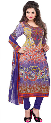 

Khushali Cotton Self Design, Printed Salwar Suit Dupatta Material(Un-stitched), Multicolor