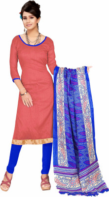 

Jiya Silk Self Design Salwar Suit Dupatta Material(Un-stitched), Dark blue;multicolor;pink