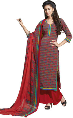 

Shree Vardhman Silk Embroidered Salwar Suit Dupatta Material(Un-stitched), Multicolor