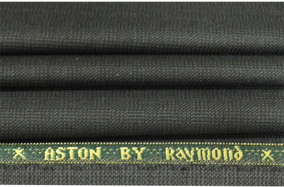 

Raymond Cotton Polyester Blend Solid Trouser Fabric(Un-stitched), Deep gray