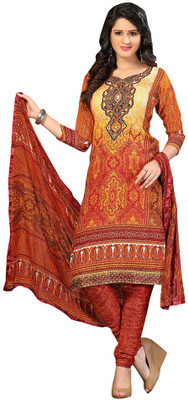 

Trendz Apparels Pashmina Printed Salwar Suit Dupatta Material(Un-stitched), Brown