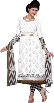

Khushali Crepe Self Design, Printed Salwar Suit Dupatta Material(Un-stitched), Brown;multicolor;white