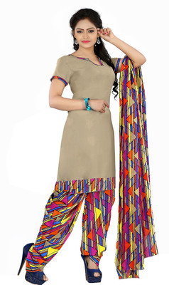

Khushali Crepe Self Design, Printed Salwar Suit Dupatta Material(Un-stitched), Beige;multicolor