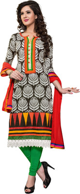 

Khushali Chanderi Self Design, Printed Dress/Top Material(Un-stitched), Multicolor;pink