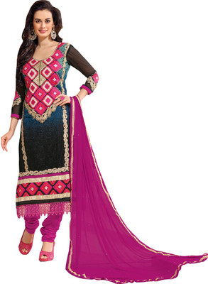 

Trendz Apparels Georgette Embroidered Salwar Suit Dupatta Material(Un-stitched), Multicolor