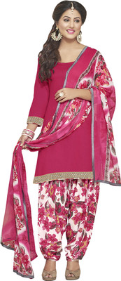 

Jiya Cotton Self Design, Embellished Salwar Suit Dupatta Material(Un-stitched), Multicolor;pink