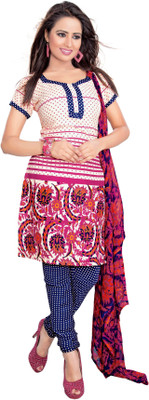 

Khushali Crepe Self Design, Printed Salwar Suit Dupatta Material(Un-stitched), Beige;multicolor