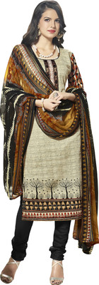 

Jiya Cotton Self Design, Printed Salwar Suit Dupatta Material(Un-stitched), Beige;black;multicolor