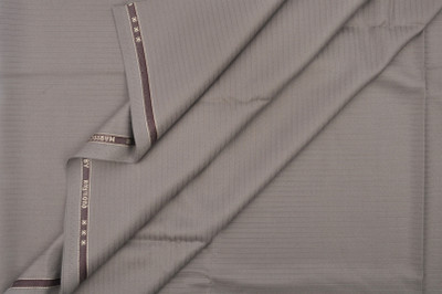 

Raymond Cotton Polyester Blend Striped Trouser Fabric(Un-stitched), Beige