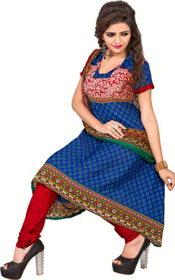 

Jiya Crepe Self Design, Printed Salwar Suit Dupatta Material(Un-stitched), Blue;multicolor;red