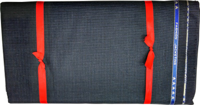 

Vimal Cotton Polyester Blend Self Design Jacket Fabric(Un-stitched), Blue