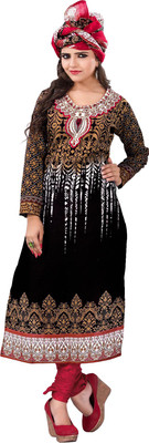 

Fashion India Cotton Polyester Blend Printed Dress/Top Material(Un-stitched), Multicolor