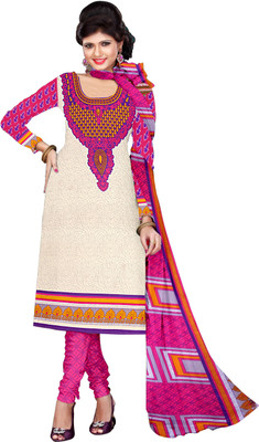 

Khushali Crepe Self Design, Printed Salwar Suit Dupatta Material(Un-stitched), Beige;multicolor