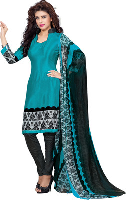 

Jiya Silk Self Design, Printed Salwar Suit Dupatta Material(Un-stitched), Light blue