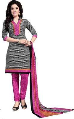 

Jiya Cotton Self Design, Printed Salwar Suit Dupatta Material(Un-stitched), Black;multicolor;pink;white