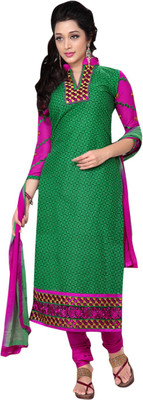 

Trendz Apparels Cotton Embroidered Dress/Top Material(Un-stitched), Maroon