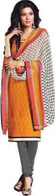 

Jiya Crepe Self Design, Printed Salwar Suit Dupatta Material(Un-stitched), Black;multicolor;white;yellow